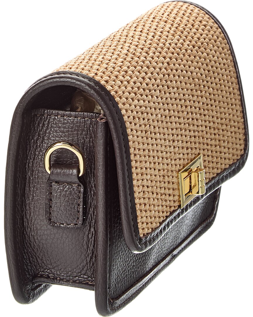 nina27 canvas & leather crossbody