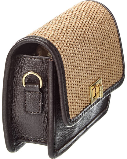 nina27 canvas & leather crossbody