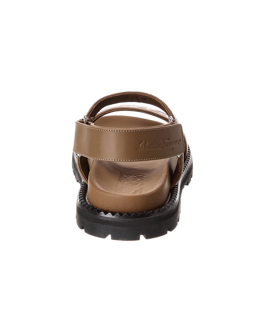 ferragamo notorius leather sandal