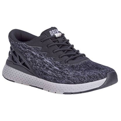 men's explore shoes in black mesh combo