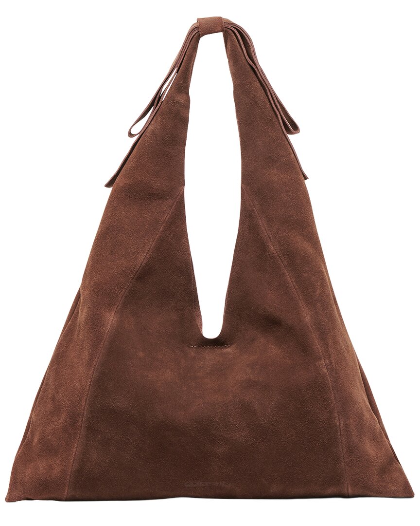 marie suede hobo bag