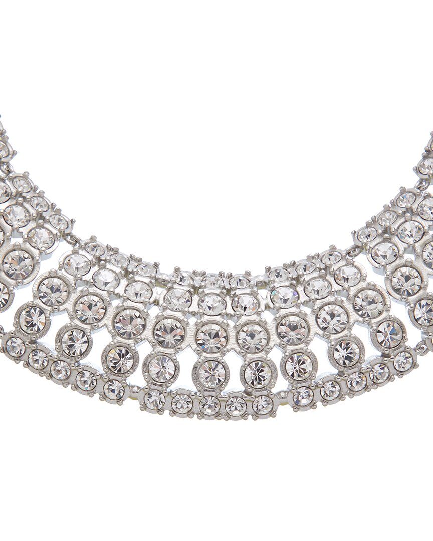 round rhinestone necklace
