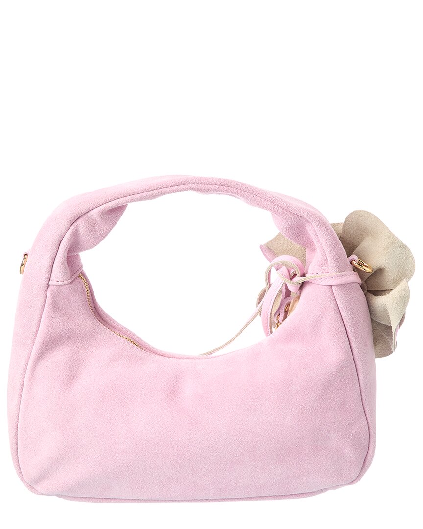 fluer 27 suede shoulder bag
