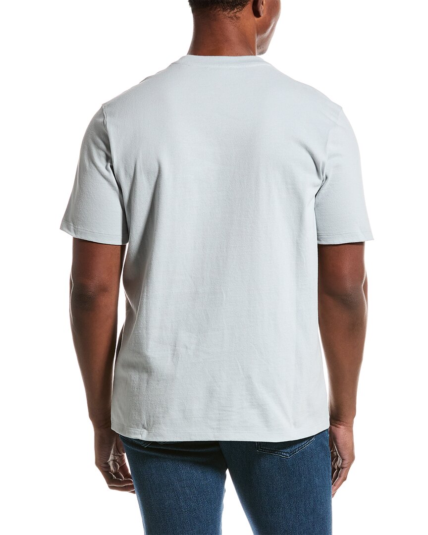 sueded jersey pocket t-shirt