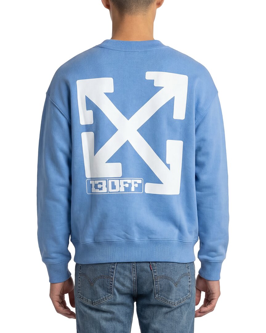 off-white virgil tech arrow crewneck sweatshirt