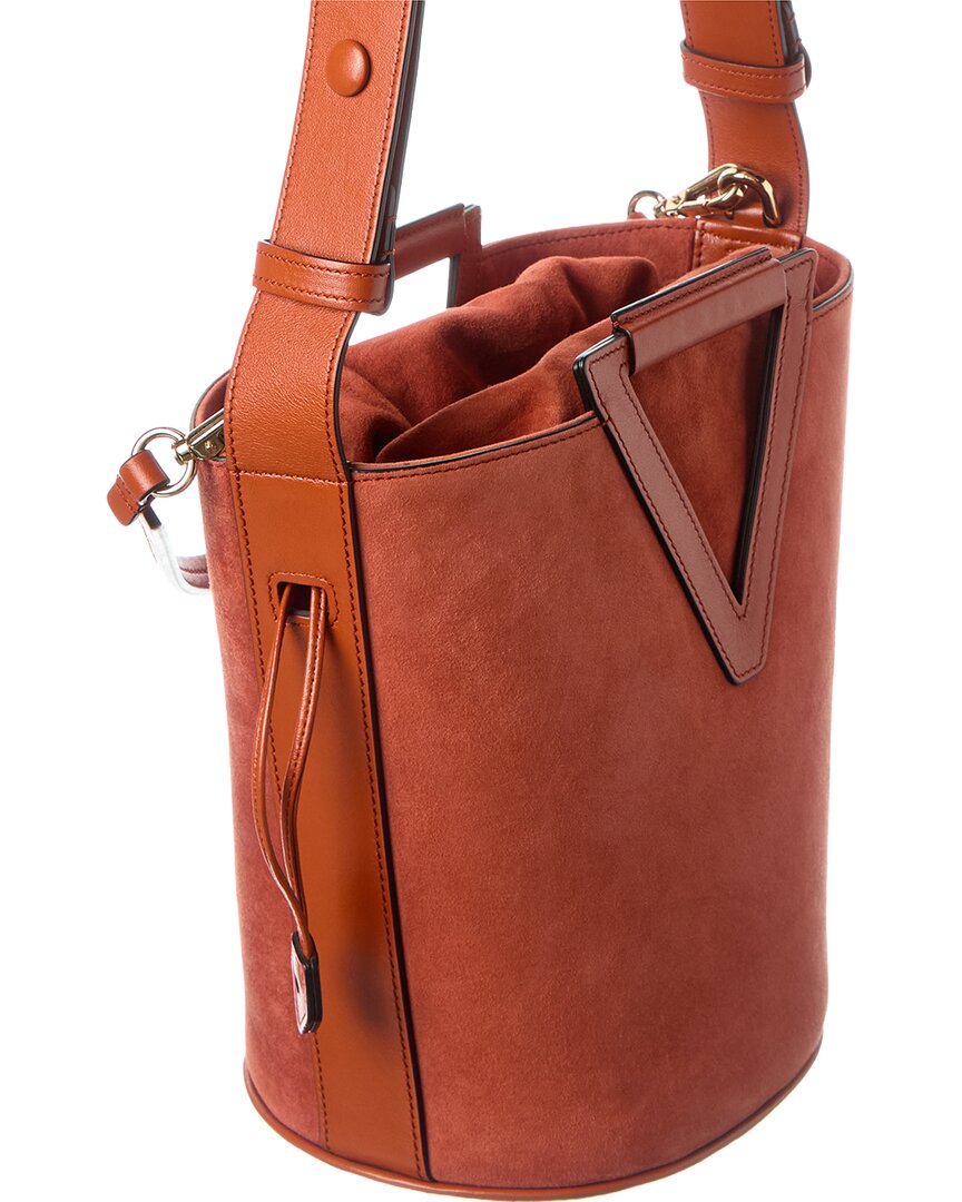 suede bucket bag