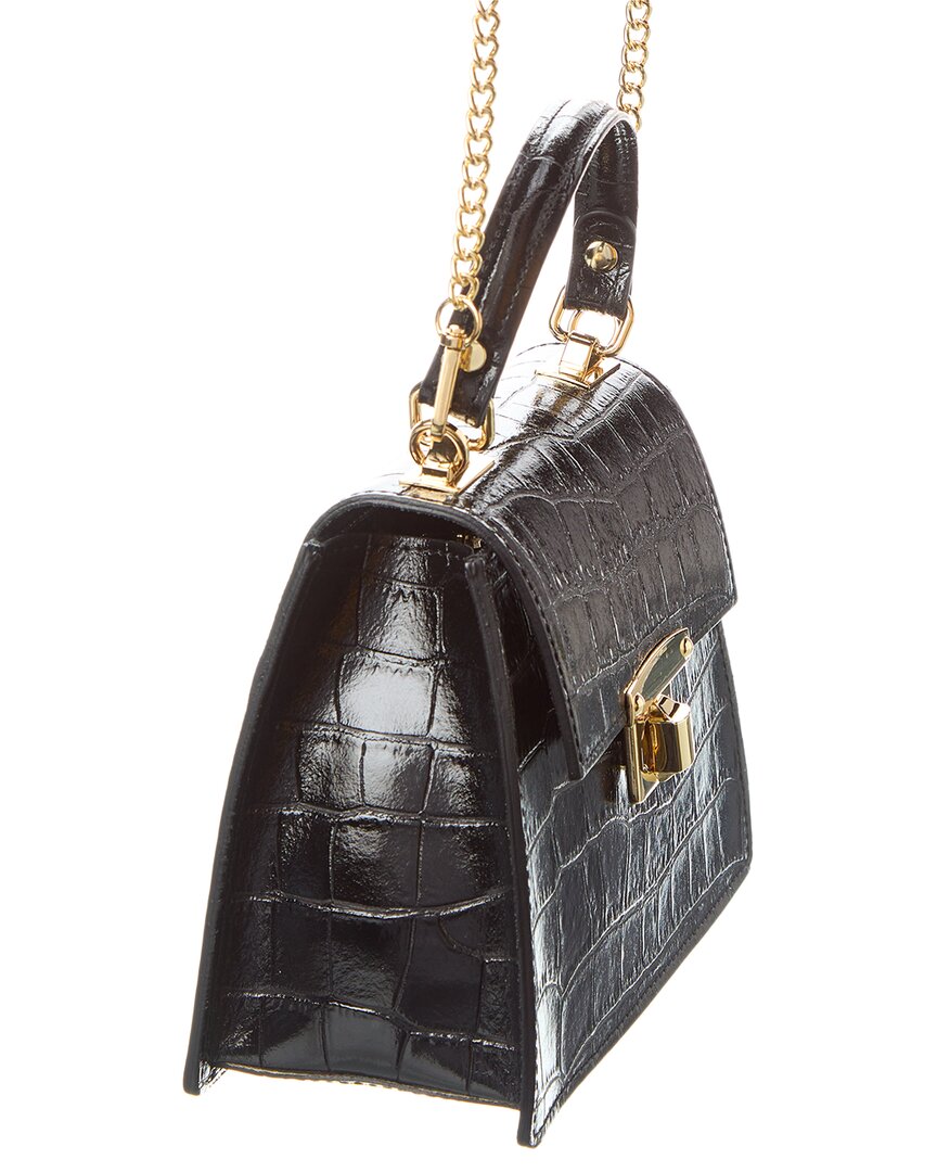 adriana leather top handle bag