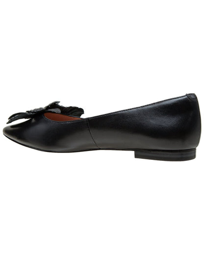 nerine leather flat