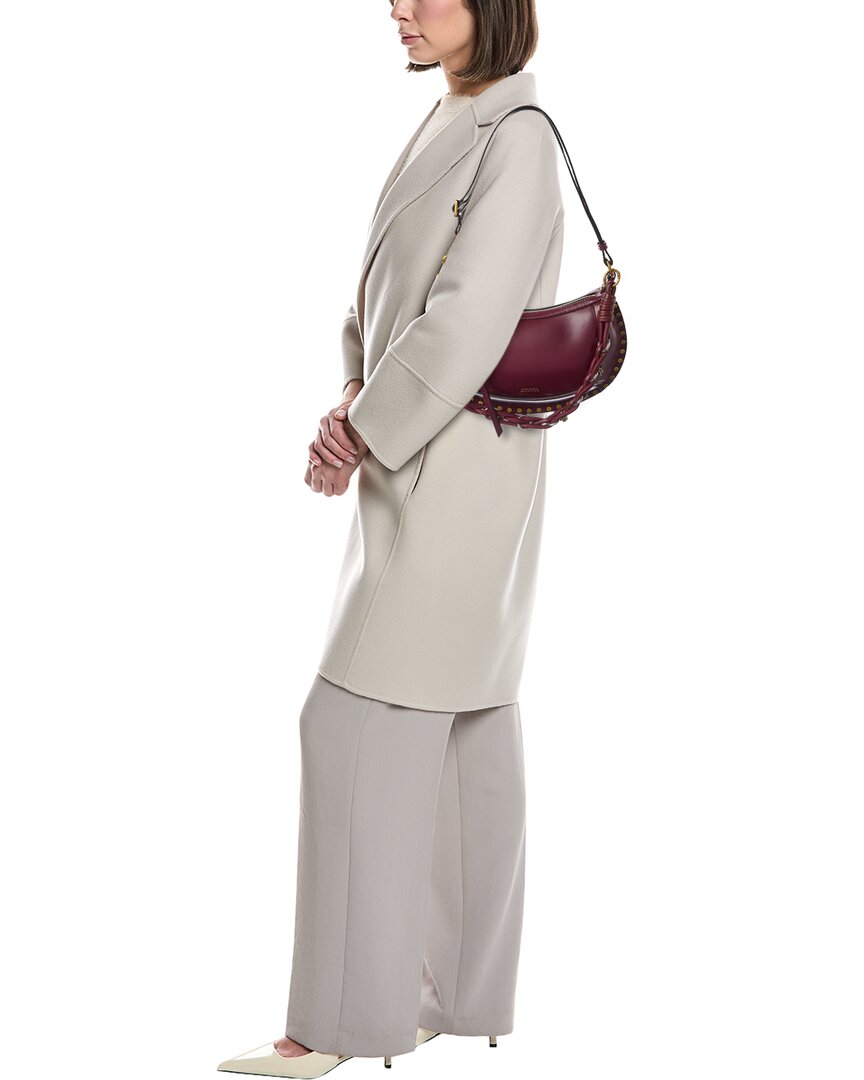 oskan moon leather hobo bag