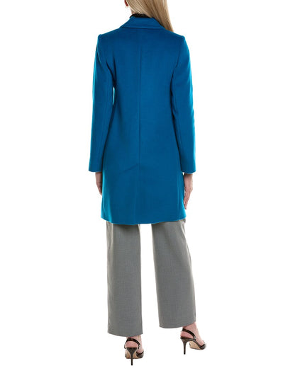 wool-blend coat