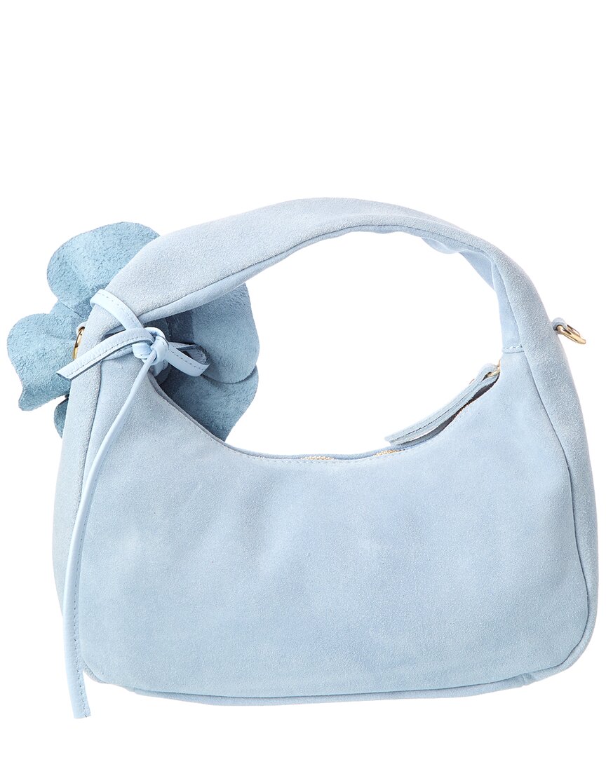 fluer 27 suede shoulder bag