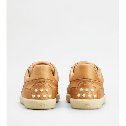 tabs sneakers in leather