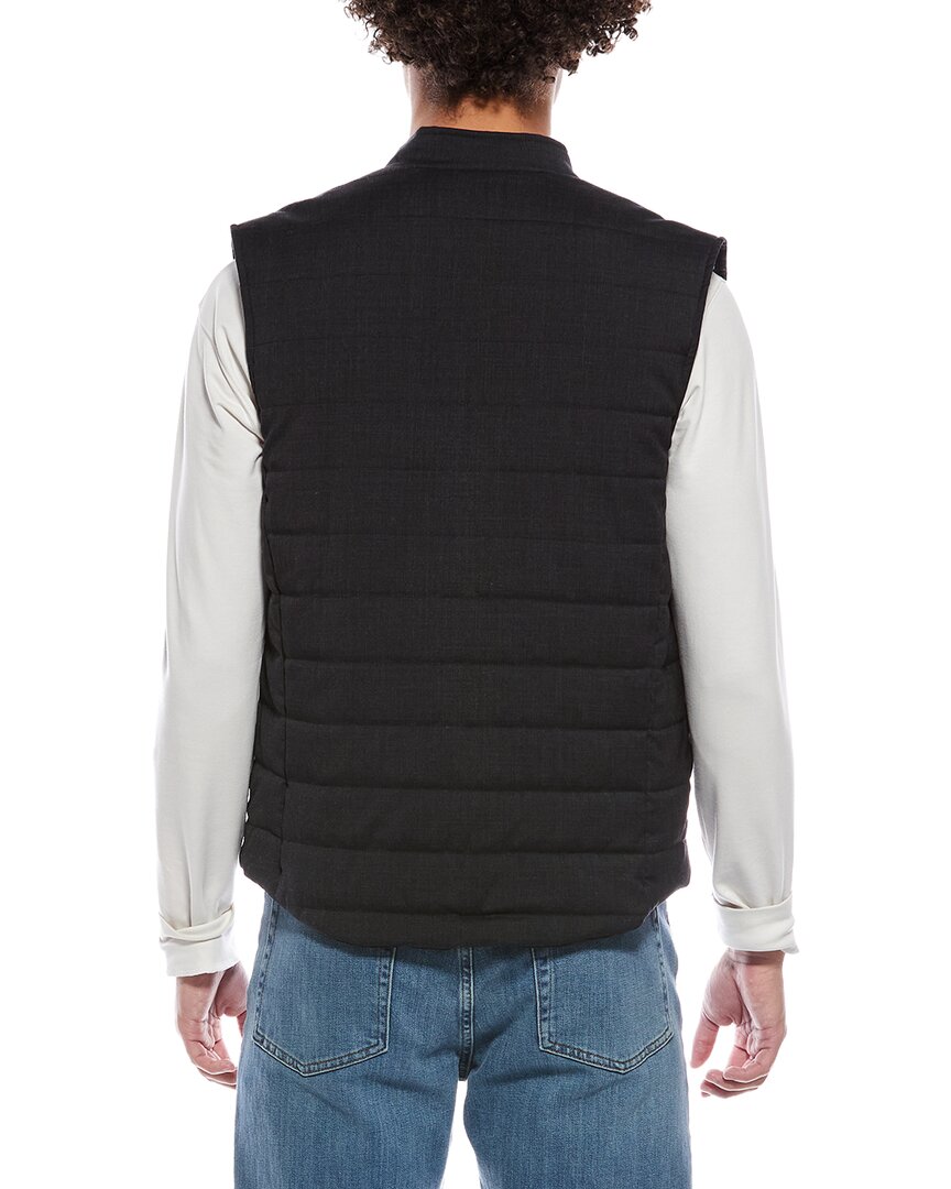 padded wool vest