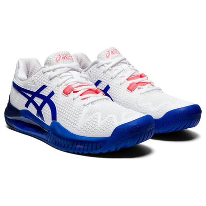 US 10.5 - white/lapis lazuli blue