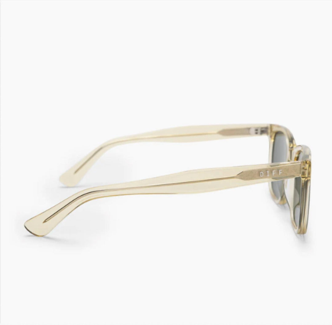 men's colton square sunglasses in platinum crystal