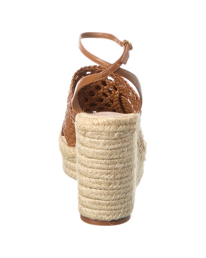 lana 150 woven leather wedge sandal