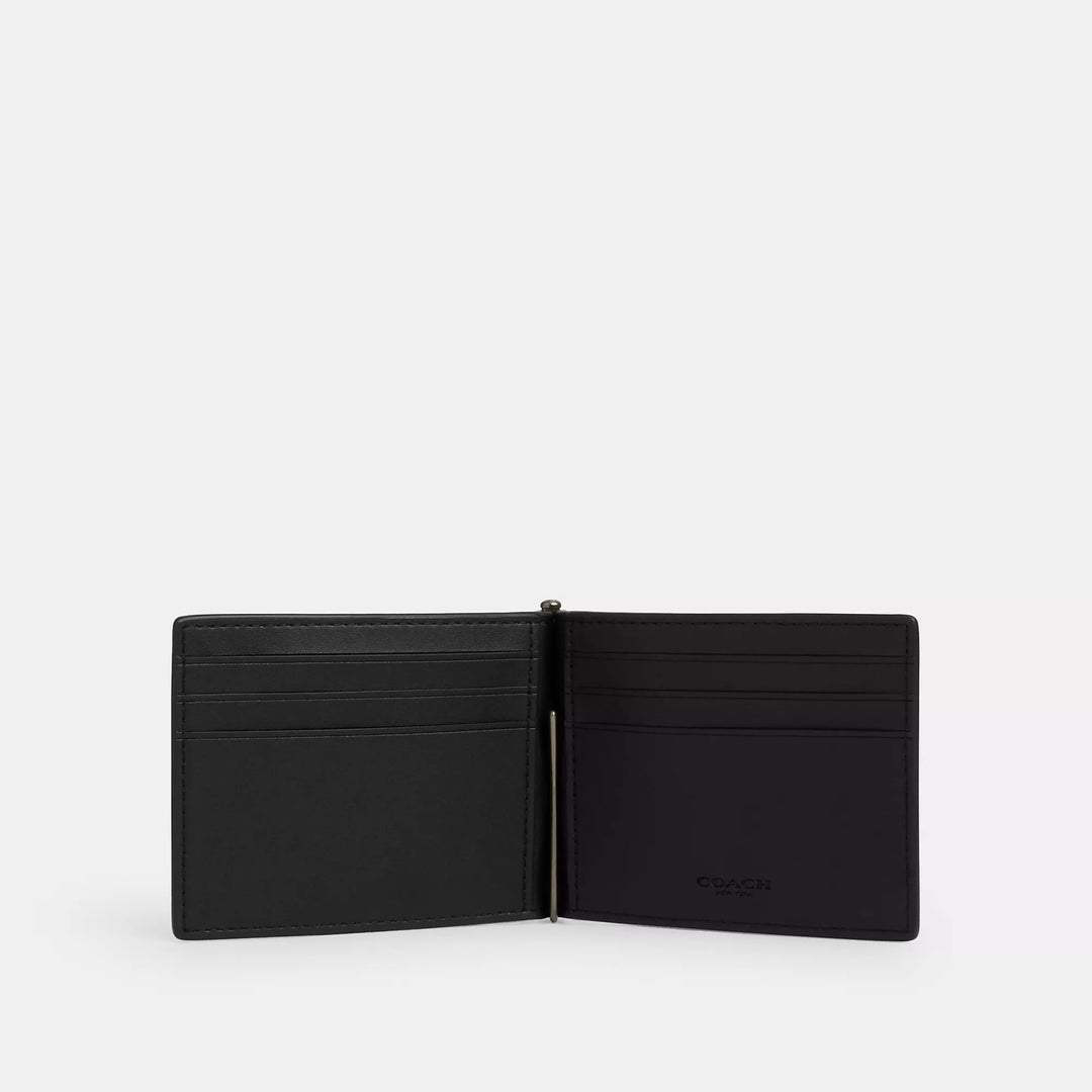 slim money clip billfold wallet in signature canvas