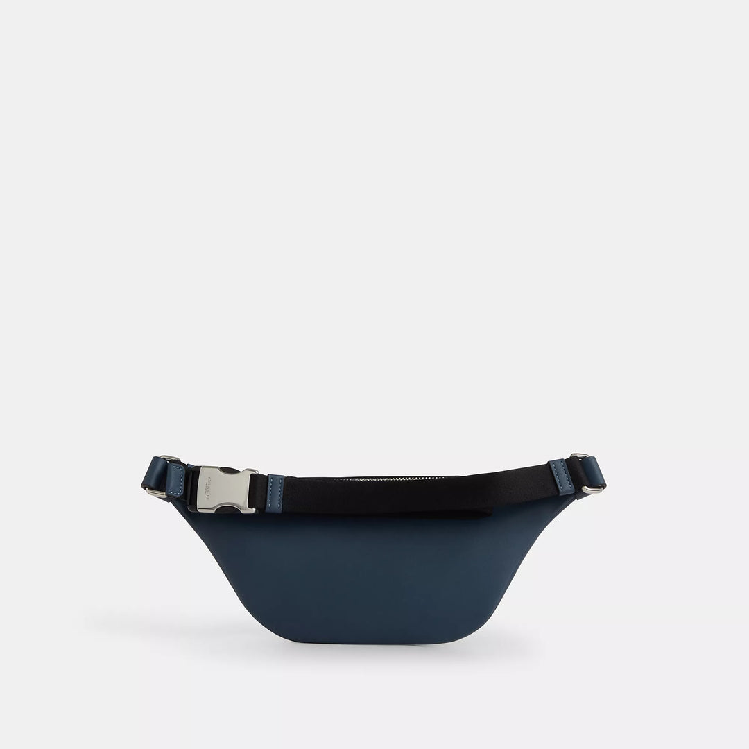 warren mini belt bag in signature denim