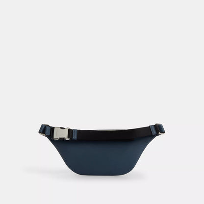 warren mini belt bag in signature denim