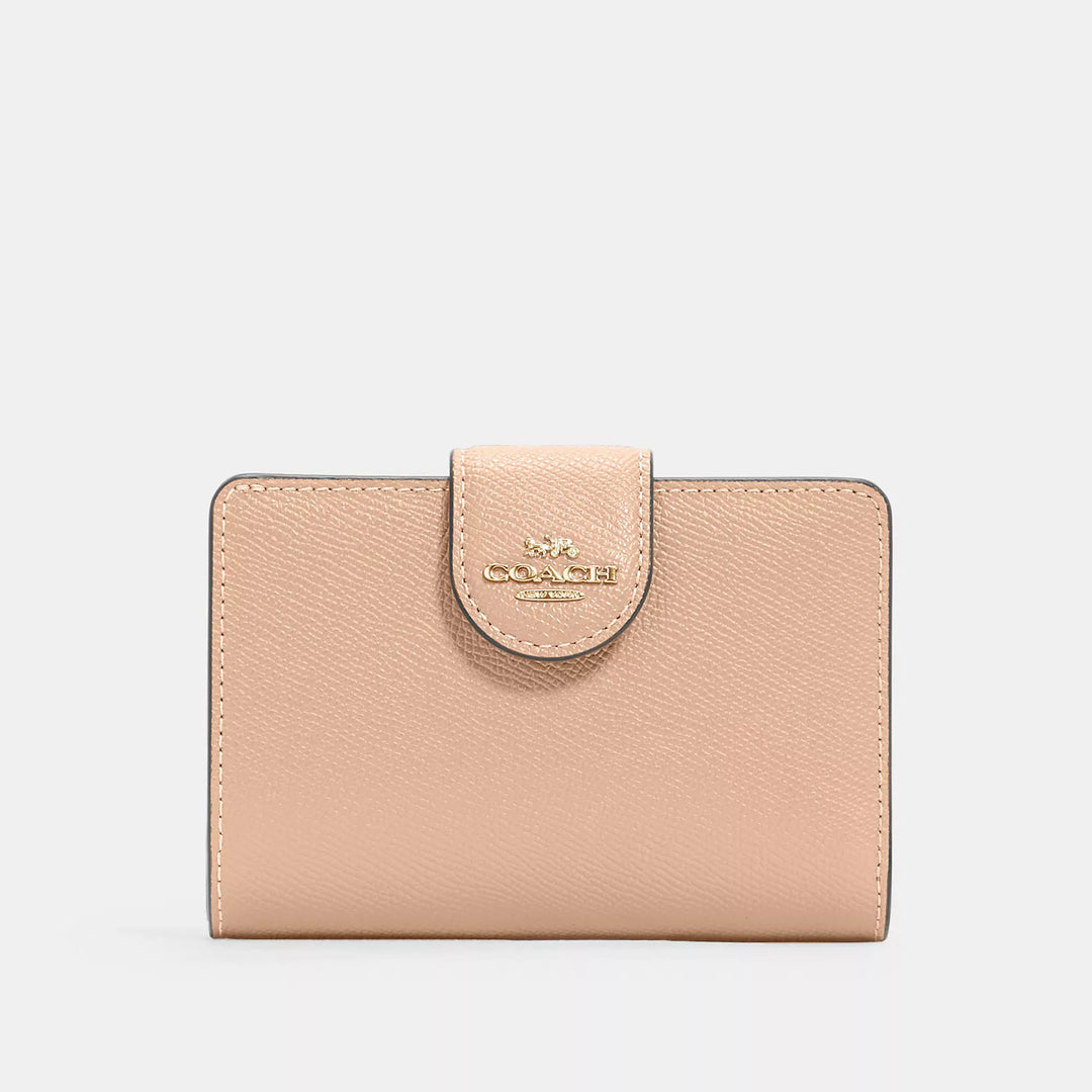 medium corner zip wallet