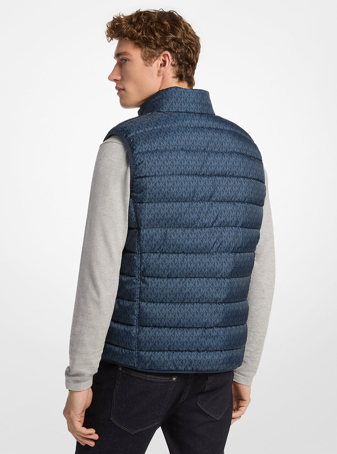 abbou signature logo reversible vest
