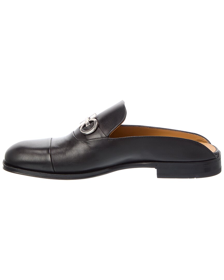 ferragamo gab leather mule