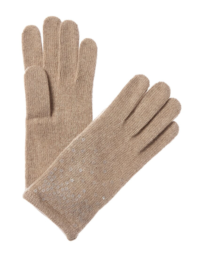 sequins cashmere gloves
