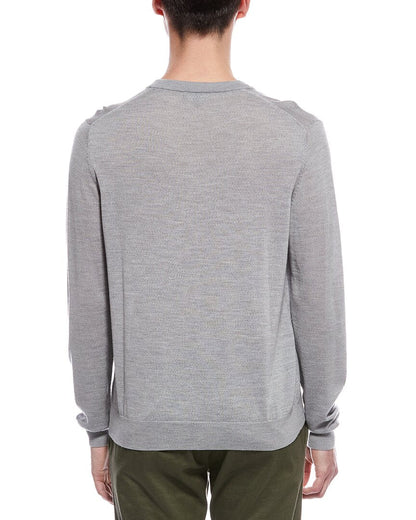 wool v-neck sweater
