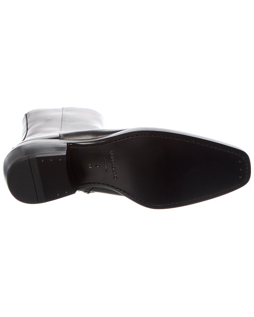 ferragamo leather boot