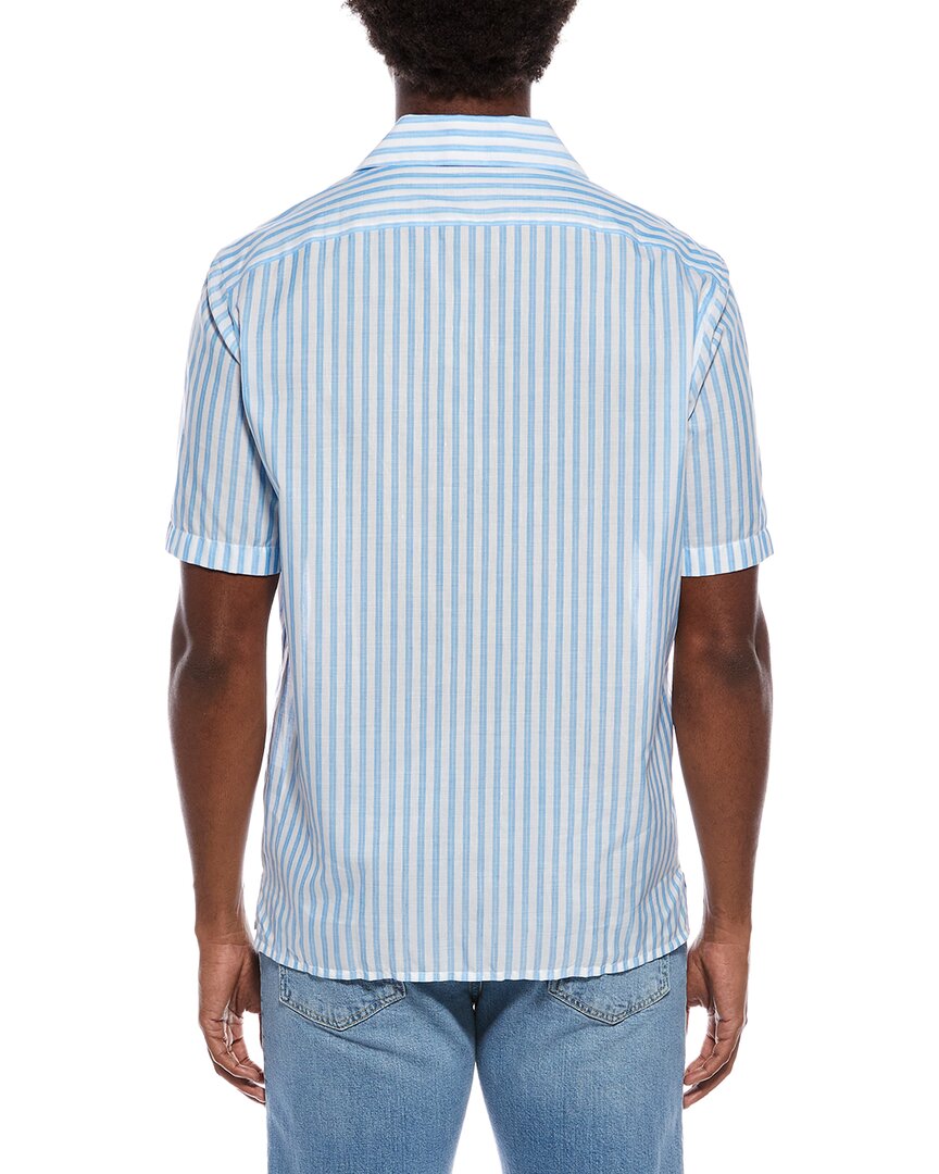 linen-blend sport shirt