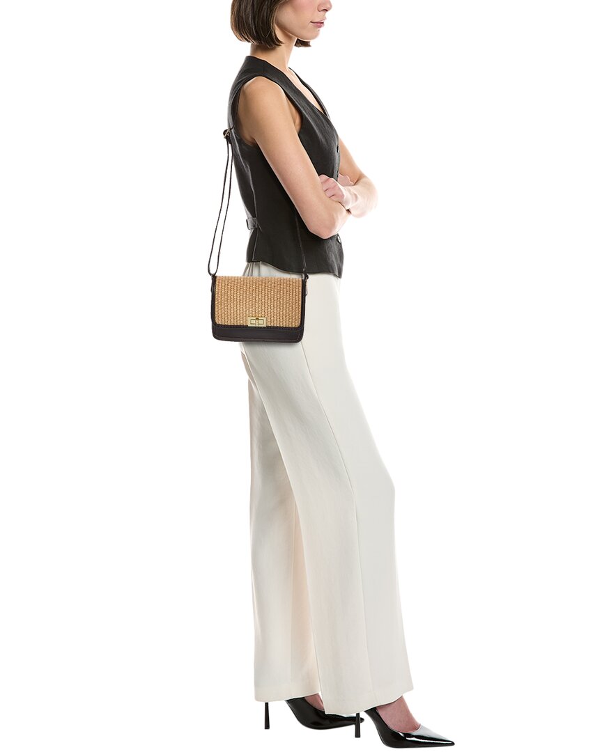 nina27 canvas & leather crossbody