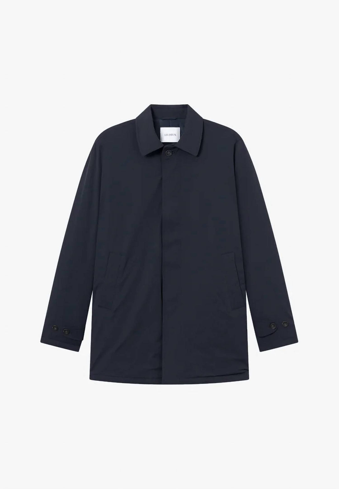 malcolm padded 2.0 coat in dark navy