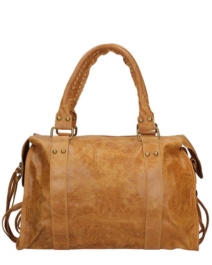 leather satchel