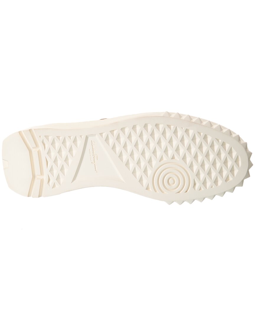 ferragamo lexus leather slip-on sneaker