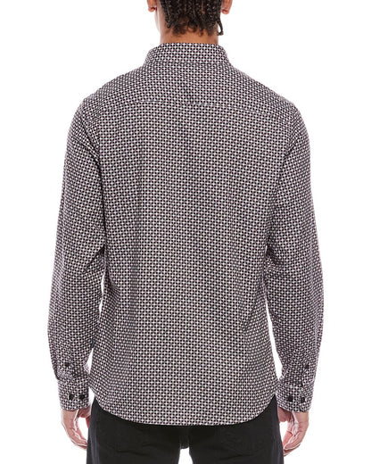 stretch print shirt