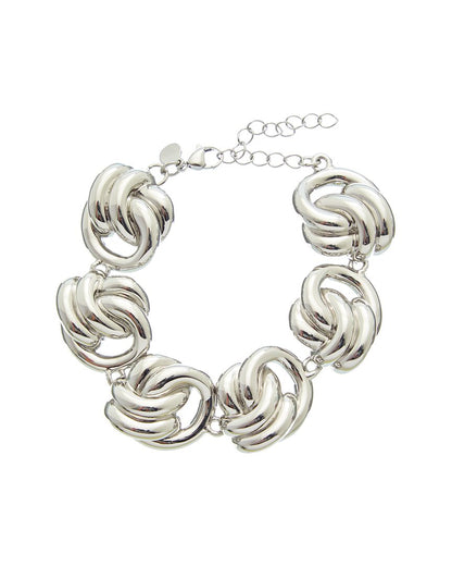 18k plated clasp bracelet