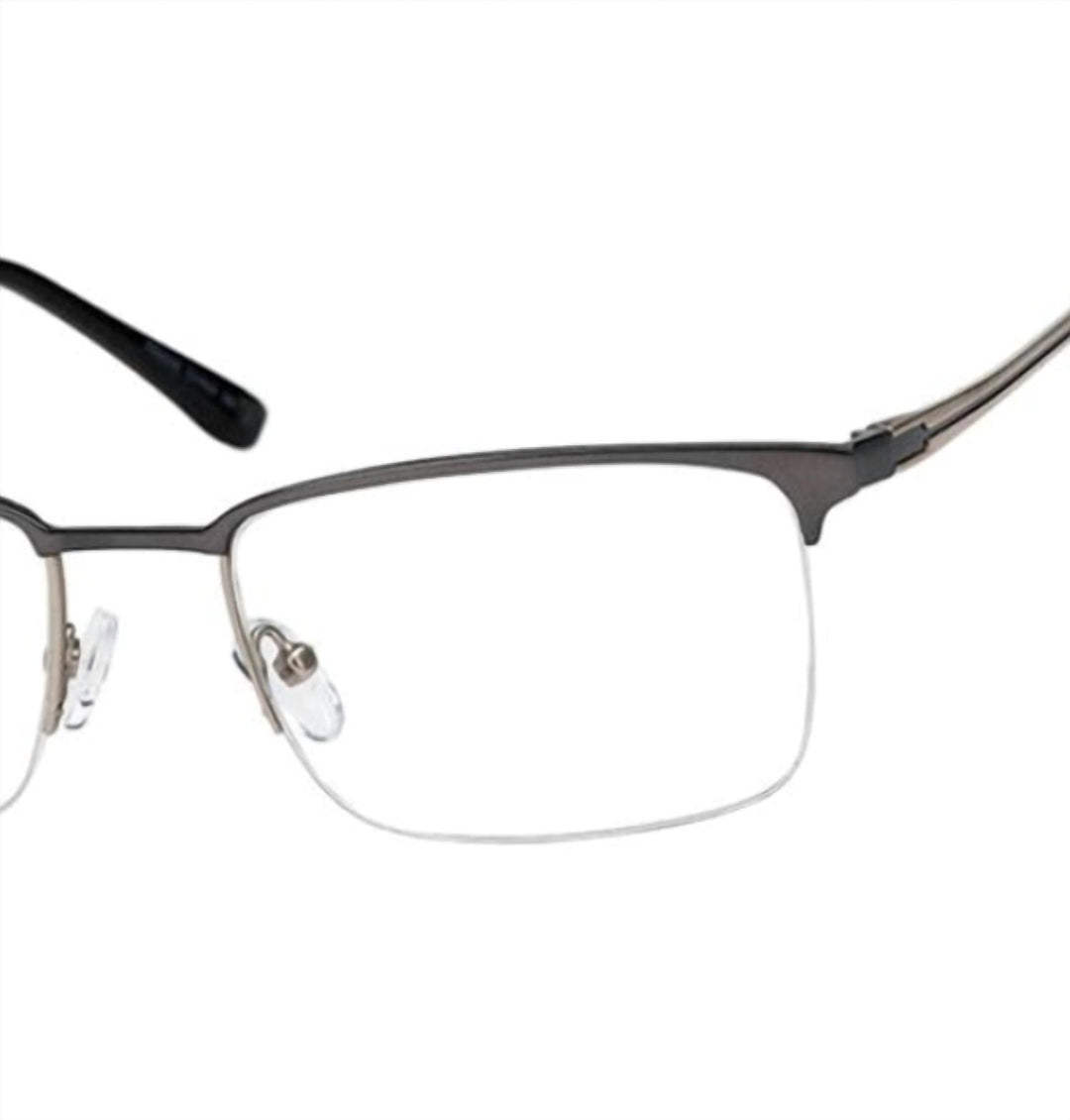 men's h287 rectangle eyeglasses in matte grey