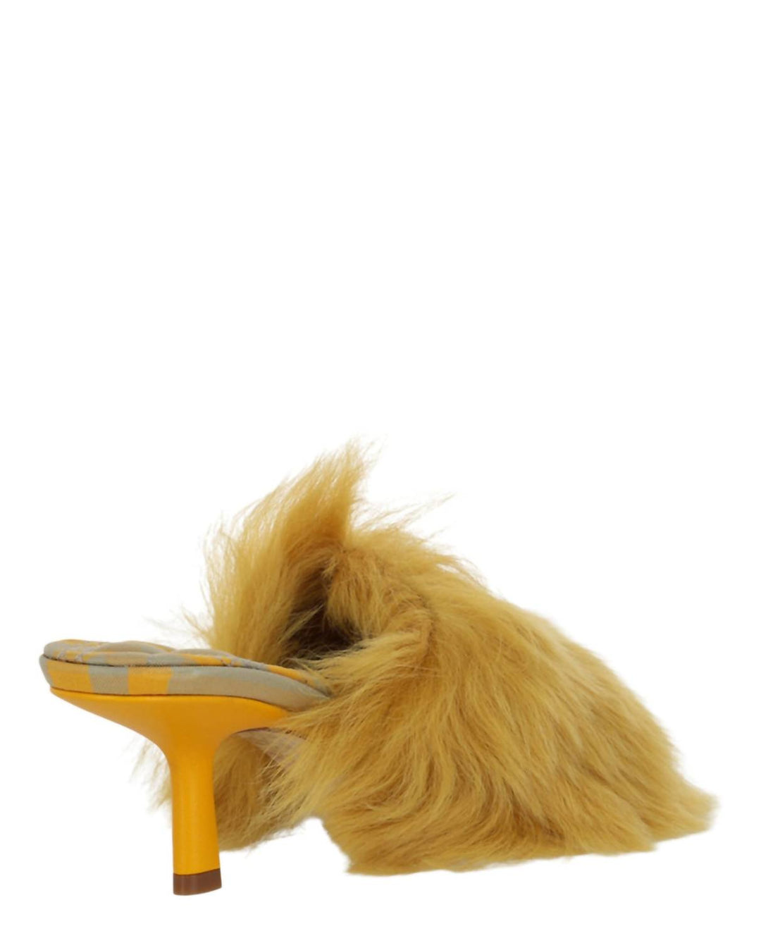 women's jackie shearling mules in yellow