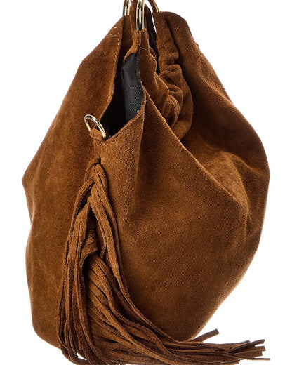 dakota27 fringe leather tote