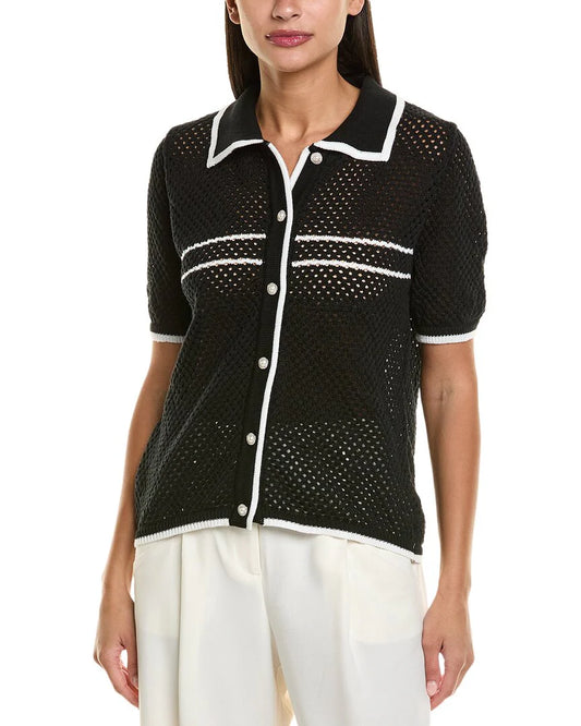 edmounde cashmere-blend polo sweater