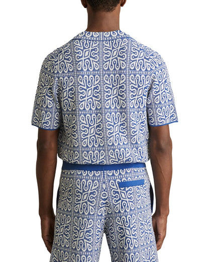 river cuban button top