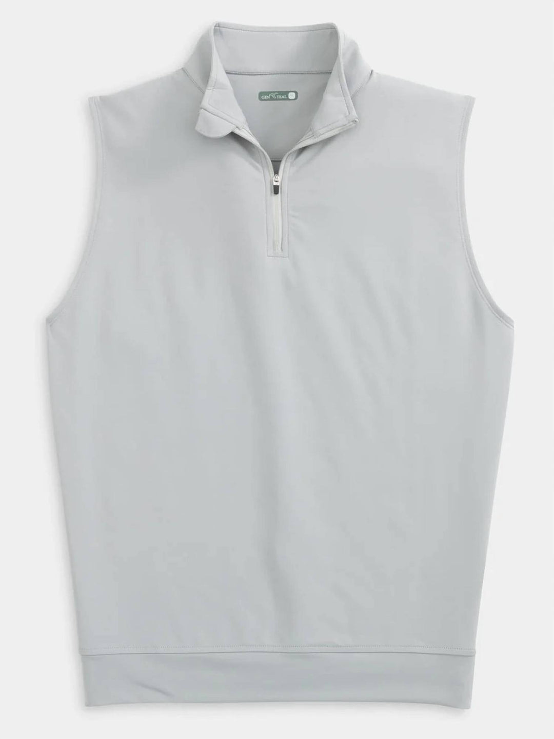 men's venture performance quarter zip vest in alloy