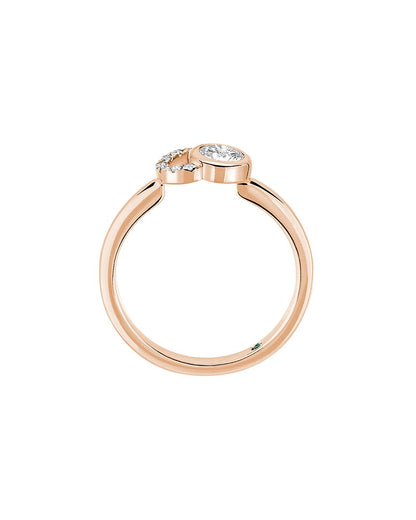 18k 0.35 ct. tw. lab grown diamond ring