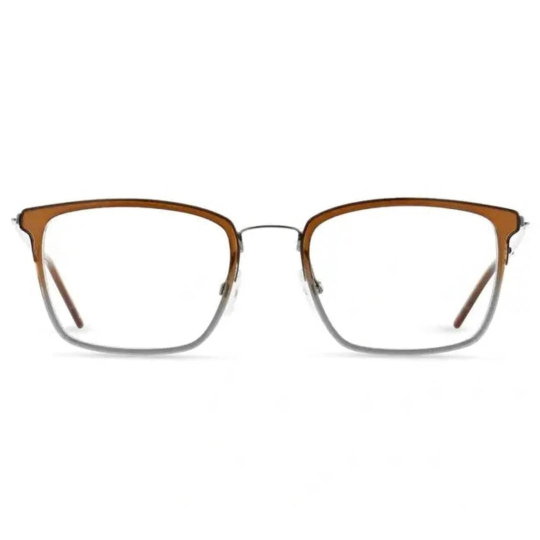 men's 30179l square eyeglasses in brown
