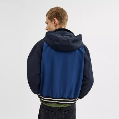 stadium jacket in recycled polyamide