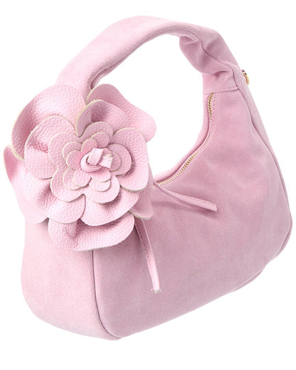 fluer 27 suede shoulder bag