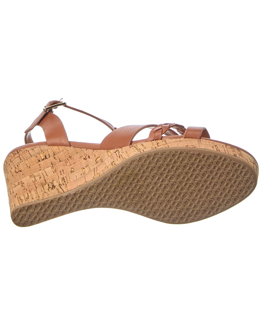 koali leather wedge sandal