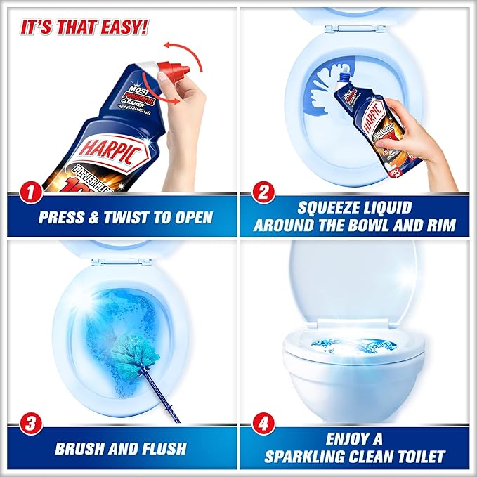 Harpic Toilet Cleaner (Pack) 750 gm x 3 pcs