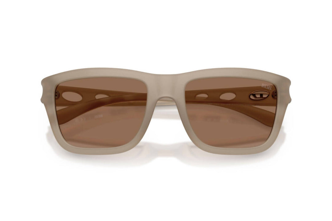 unisex dl3006u 201273 sunglasses in opal transparent grey