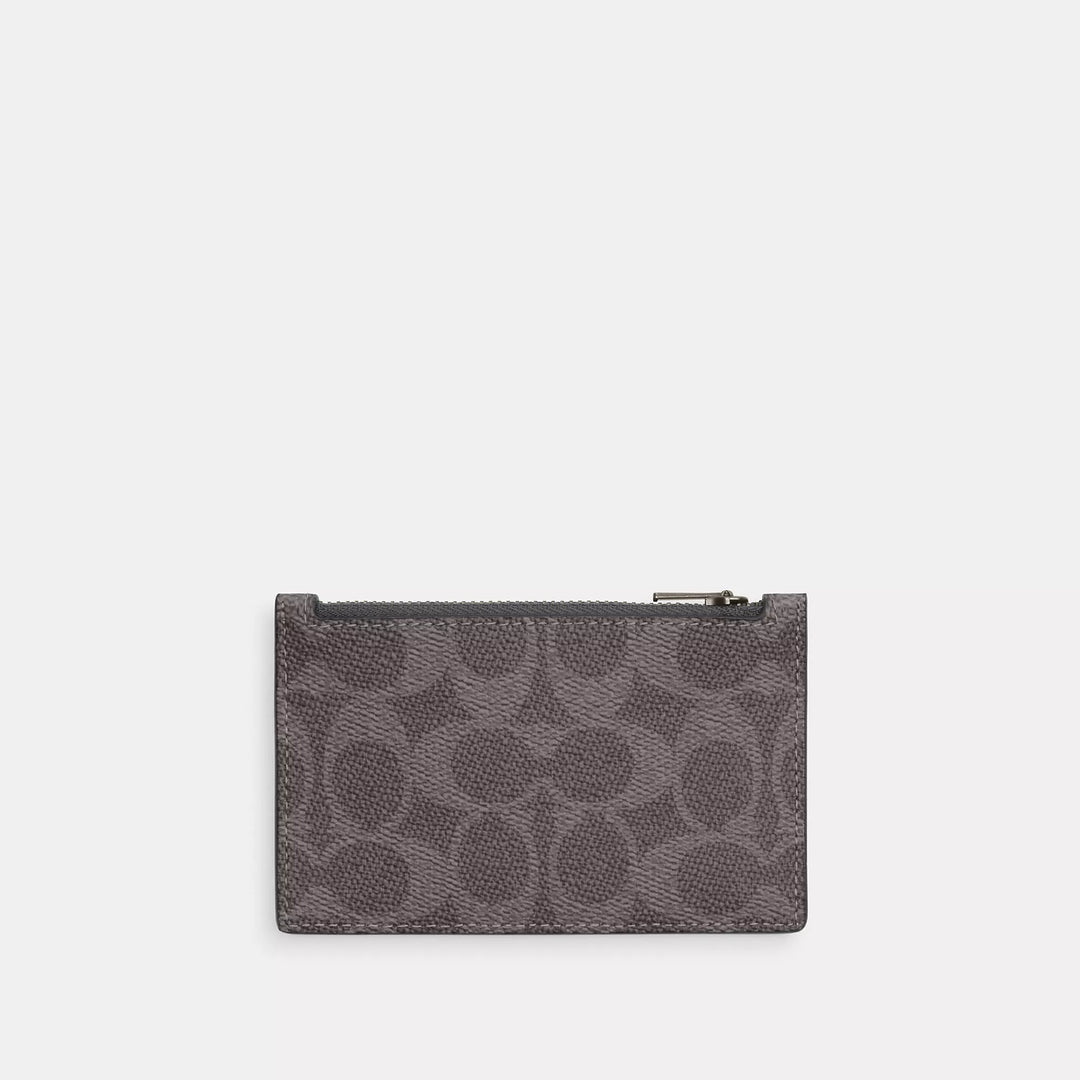 zip card case in signature